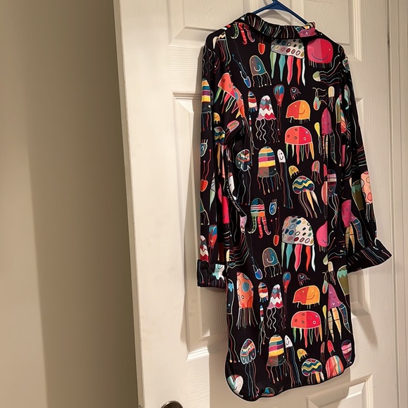 ModCloth Breakfast for Dinner Small Night Gown - Picture 7 of 8